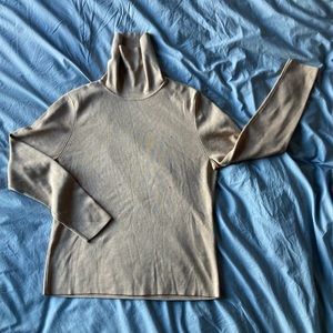 80% silk Neiman Marcus camel turtleneck